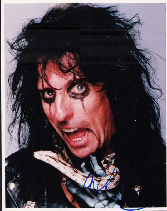 Autographed item – Alice Cooper – Alice Cooper signed photograph