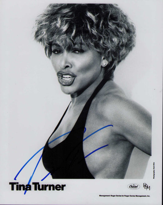 Autographed item – Tina Turner – Tina Turner signed photograph