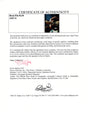 Certificate of authenticity – Brad Pitt – Brad Pitt signed photograph