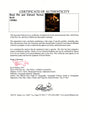 Certificate of authenticity – Brad Pitt & Edward Norton – Brad Pitt and Edward Norton signed photograph