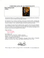 Certificate of authenticity – Brian Wilson – Brian Wilson signed photograph