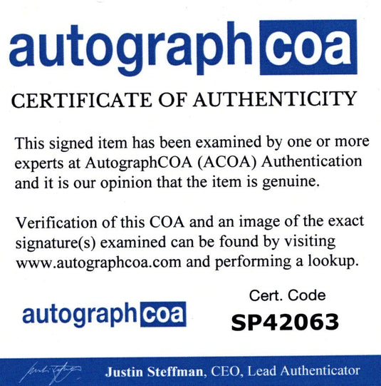 Certificate of authenticity – Chris Cooper – Adaptation signed 10x8 photograph