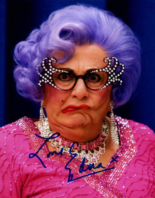 Autographed item – Dame Edna – Dame Edna signed photograph