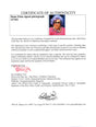 Certificate of authenticity – Dame Edna – Dame Edna signed photograph
