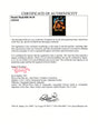 Certificate of authenticity – Daniel Radcliffe – Daniel Radcliffe signed photograph Harry Potter