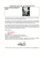 Certificate of authenticity – Dr Dre & Snoop Dogg – Dr Dre and Snoop Dogg signed photograph