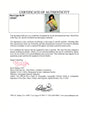 Certificate of authenticity – Dua Lipa – Dua Lipa signed photograph