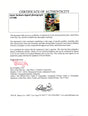 Certificate of authenticity – Janet Jackson – Janet Jackson signed photograph
