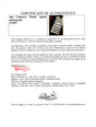 Certificate of authenticity – Jim Cameron – Jim Cameron Titanic signed photograph