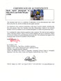 Certificate of authenticity – Mike Myers & Eddie Murphy – Shrek signed photograph by Mike Myers and Eddie Murphy