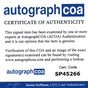 Certificate of authenticity – Pamela Hensley – The Six Million Dollar Man - Signed 8x10 Photo