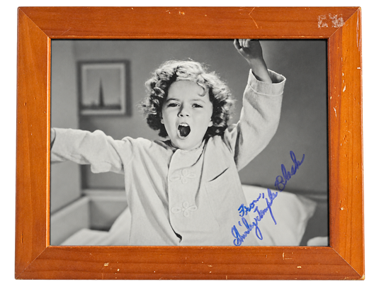 Autographed item – Shirley Temple Black – Framed autographed photograph